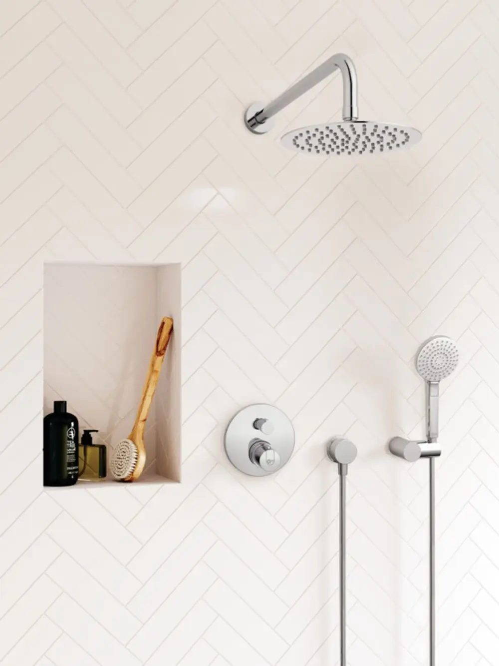 IS-Handbrause-Set-Idealrain-Evo-Chrom-B2618AA gallery number 5